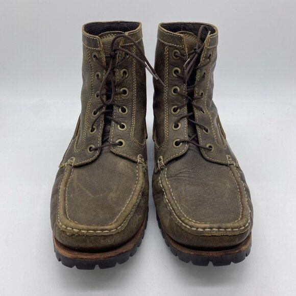 Cole Haan Boots Mens 11 Moc Toe Leather Lace Up Lug Sole Ankle Work Combat main image 6